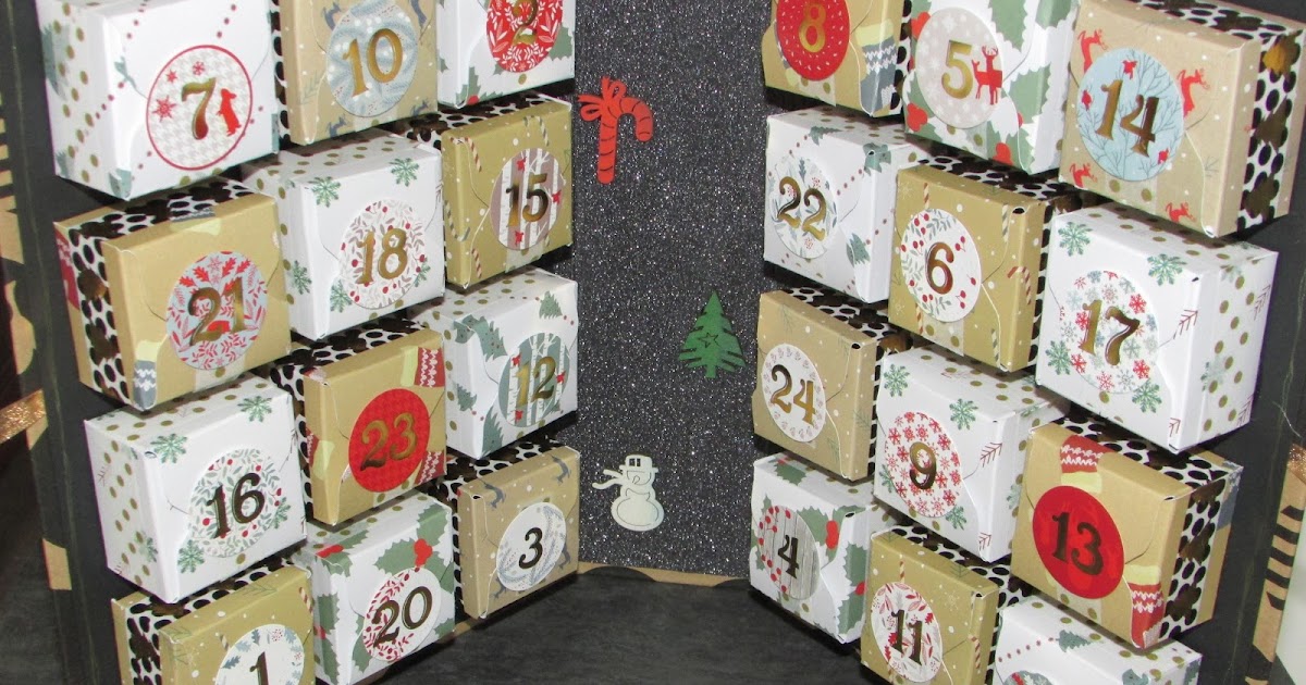 CréasAnne: Calendrier de l'Avent fait maison
