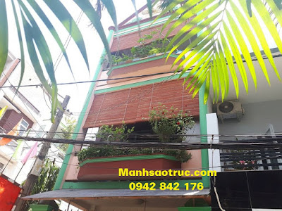 Màn tre che nắng ban công