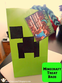 Running away? I'll help you pack.: Minecraft Birthday Party ... Treat ...