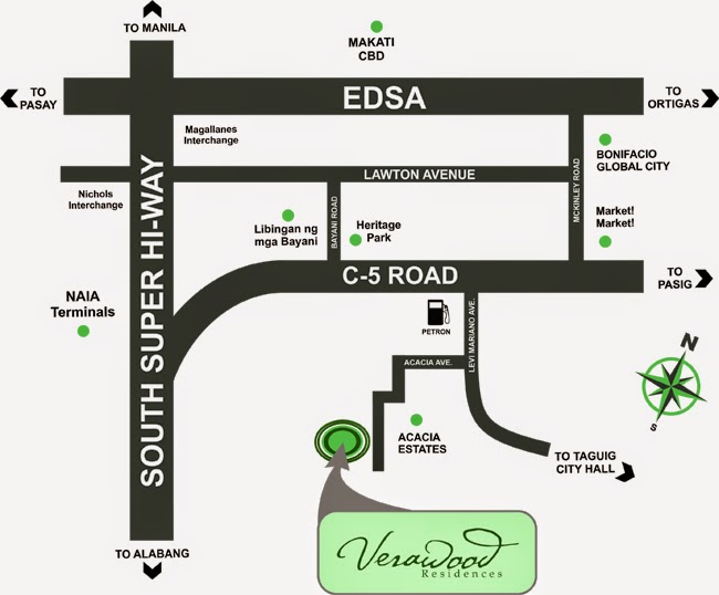 Verawood Residences Location Map Verawood Residences Location Map