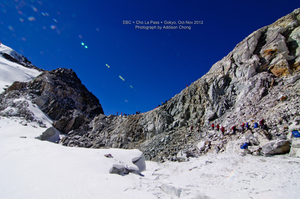 Crossing Cho La Pass via Dzongla