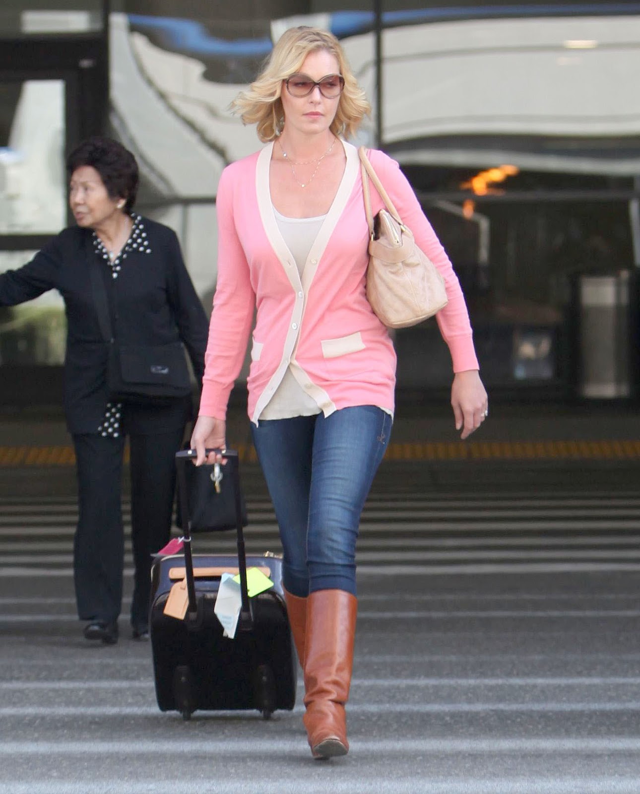 Jeans and Boots Celebrities in Jeans & Boots & Overknees Mix Part 2