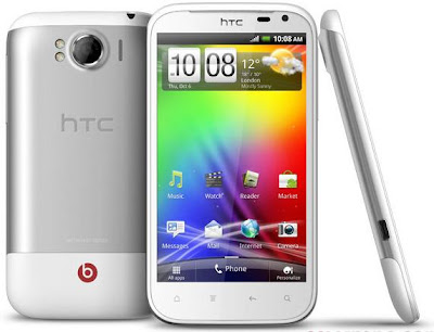 HTC Sensation XL review, feature and specifications, Android OS v2.3 Gingerbread with HTC Sense 3.5