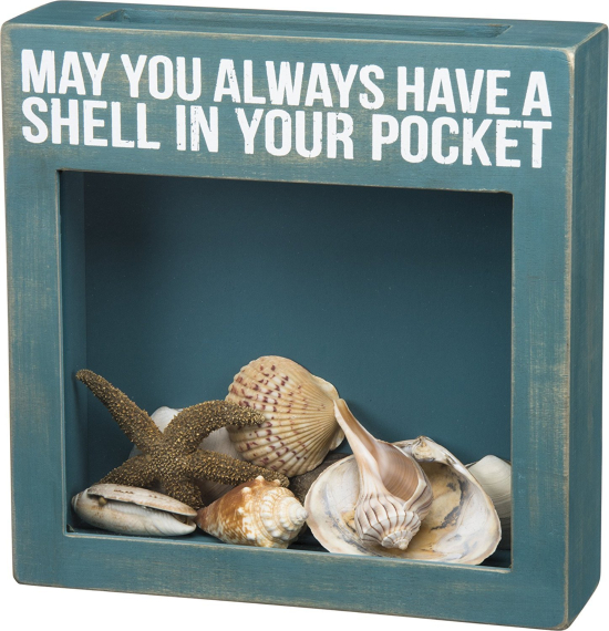 Wood Shell Shadow Box Top Load