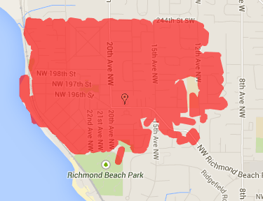 Power Outages In Lake Forest Park And All Of Richmond Beach Shoreline Area News