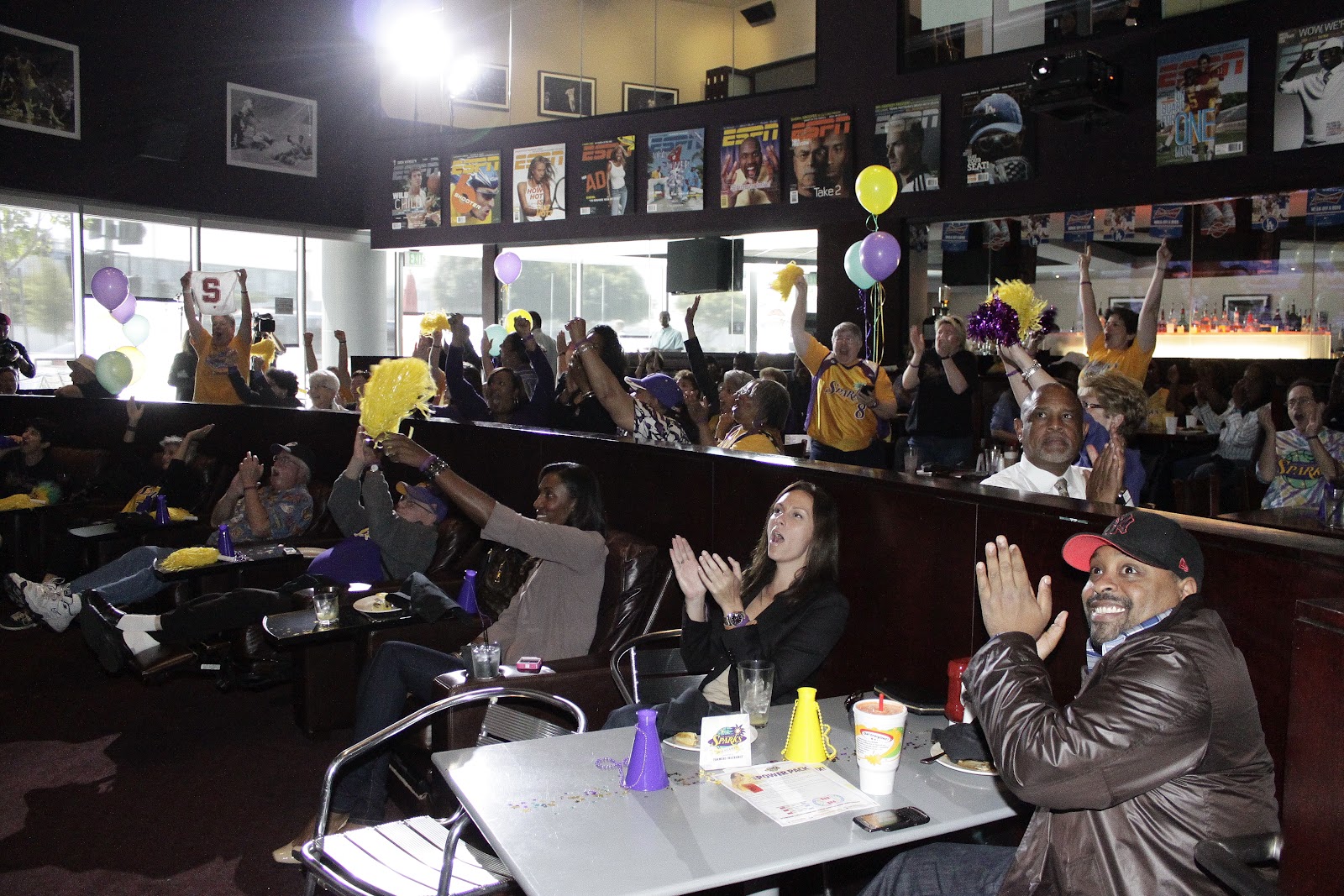T.G. Sports SPARKS' DRAFT PARTY HAVE FANS BUZZING AT ESPN ZONE