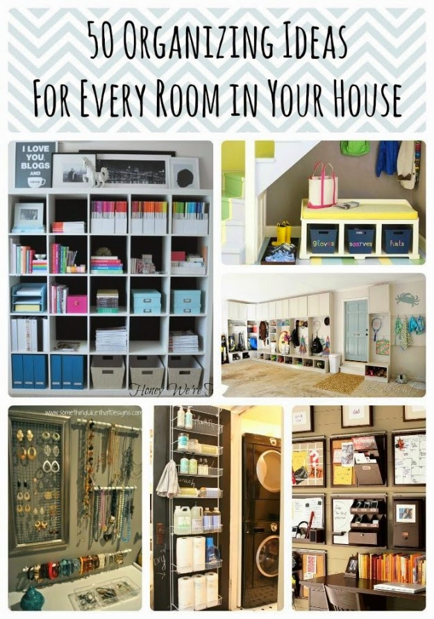 50 DIY Organization  Ideas  For Every Room  In Your Home  