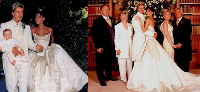 David Beckham and Victoria Adams - Red Carpet Wedding