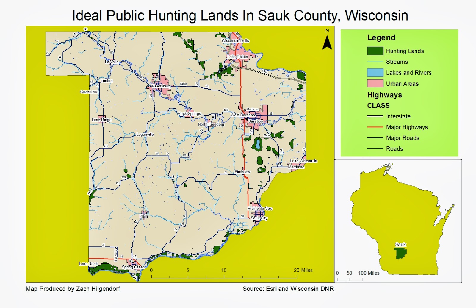 Geography 335: Geographic Information Systems I