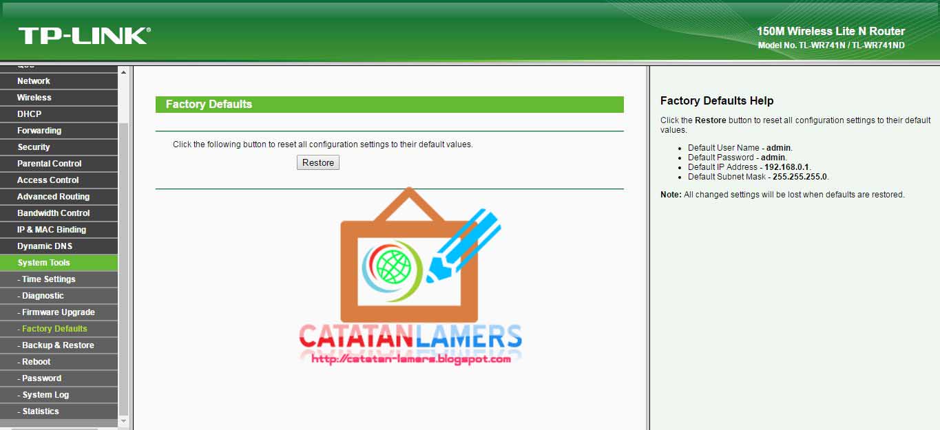 Tutorial Cara Install/Flashing DDWRT Pada Wireless Router TPLINK