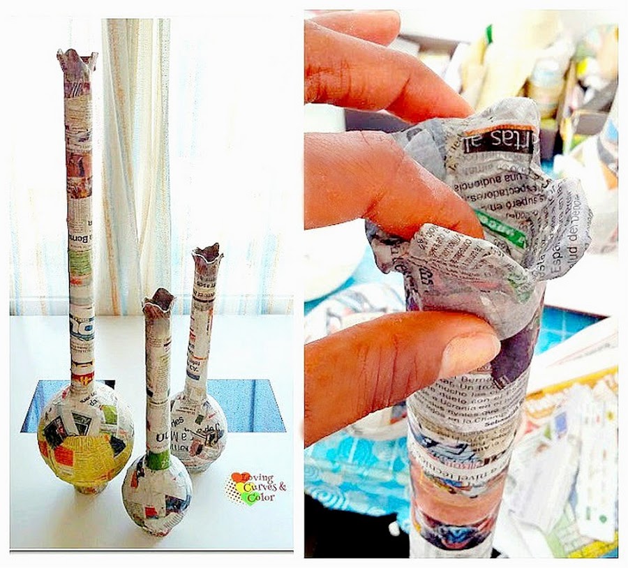 Jarrones-de-papel-mache