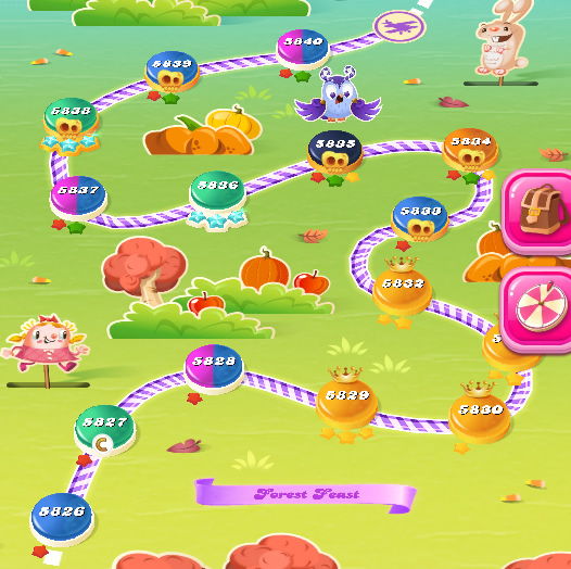 Candy Crush Saga level 5826-5840 Candy Crush Saga level 5826-5840