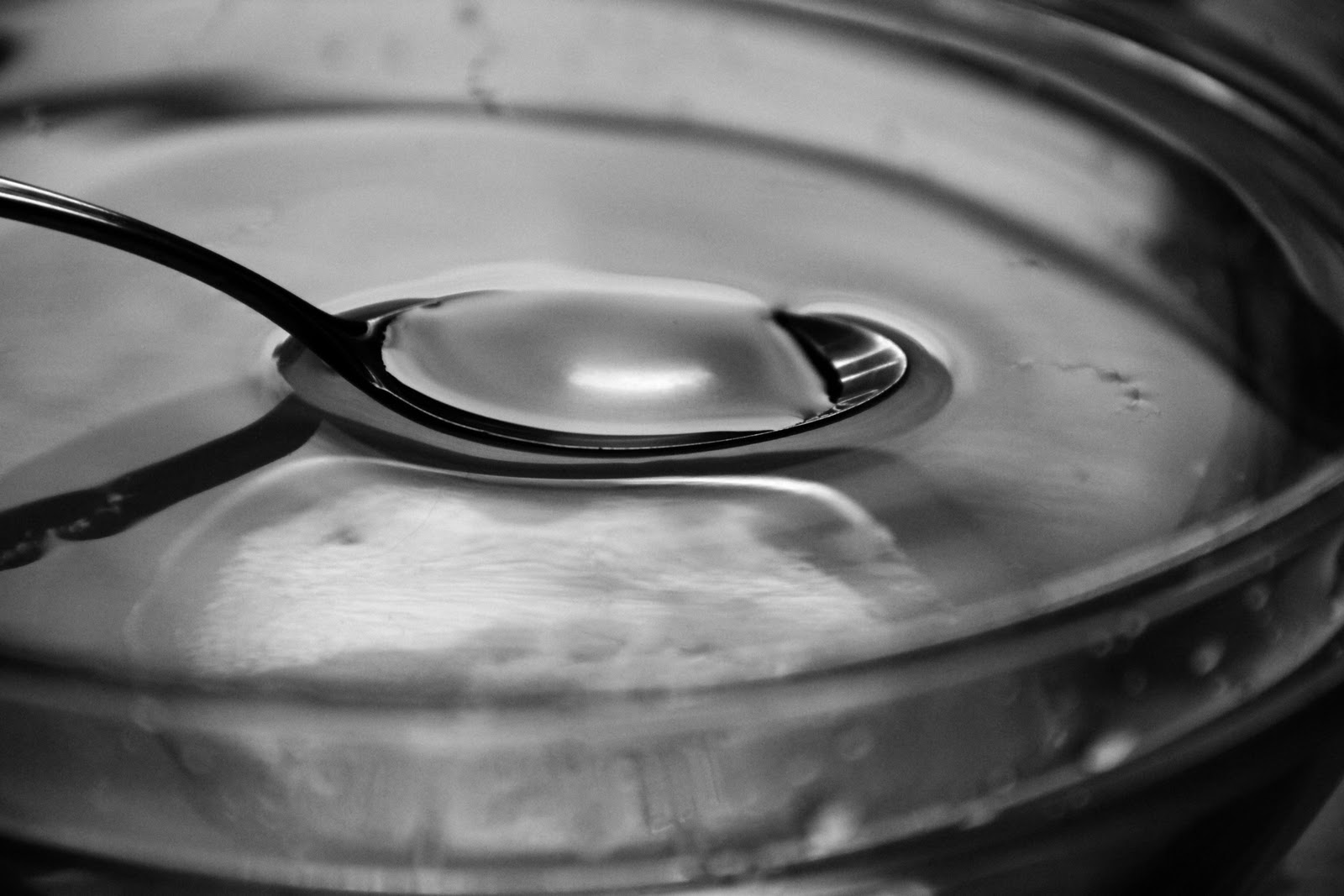 How I see the world Clear Water and Spoons