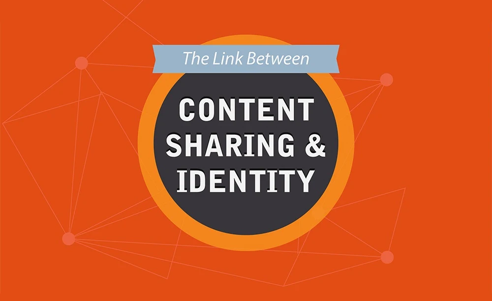 The Link Between Identity And Social Content Sharing - #infographic