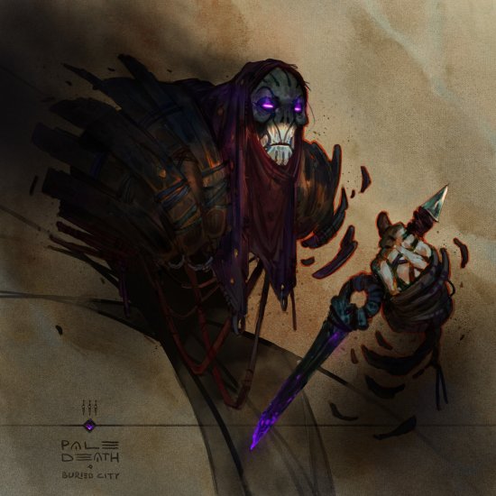 As sombrias ilustrações de fantasia e terror para games de Konstantin Vavilov Konstantin Vavilov artstation arte ilustrações sombrio terror fantasia games diablo book adria buried city