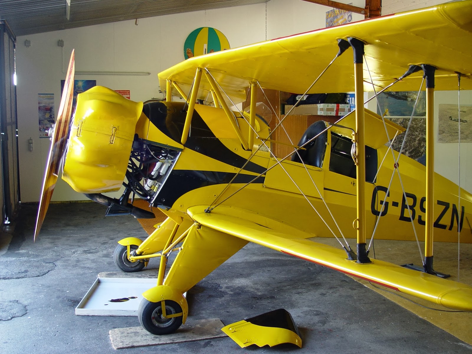 Jungmeister by Bill LeBrun in Winnipeg Karl Pfister's engine mount