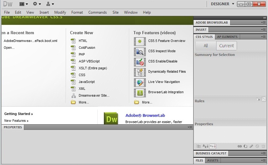 Adobe Dreamweaver CS5.5 [Portable] [137MB] LUTFI29 Download