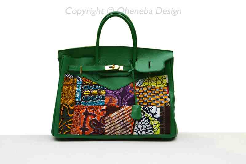 Ghana Rising: Objects of Desire: Leather and Ankara Print Koko Totes by Oheneba Design…