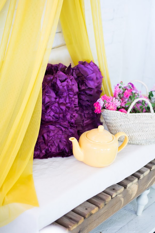 Banco palets dosel diy