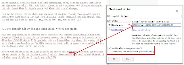 chèn link liên kết nội bộ Hướng dẫn chèn liên kết nội bộ cho bài viết chuẩn SEO