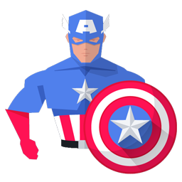 logo captain america transparan