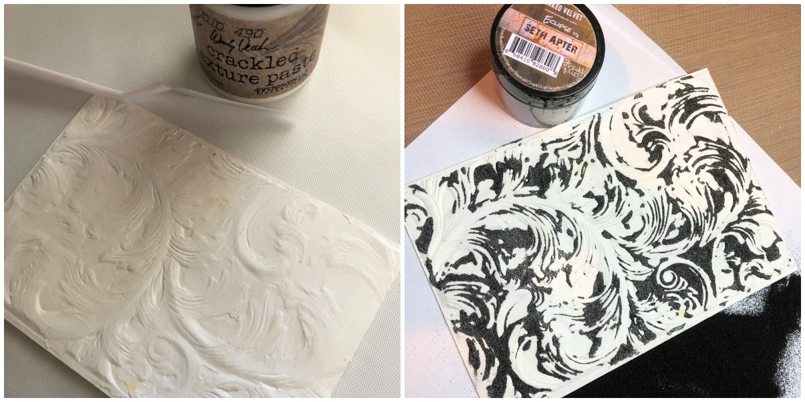 TFJB Inspiration Ave Saturday Showcase Seth Apter's Baked Velvet Powders and Tim Holtz New