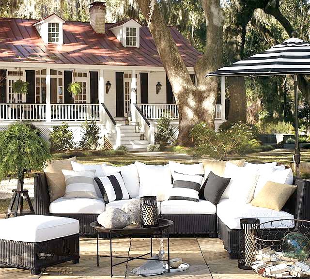 In Good Taste pottery barn outdoor spaces