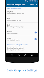PUBG GFX+ Tool🔧 (With Advanced Settings) v0.15.1P Paid APK Is Here ! PUBG GFX+ Tool🔧 (With Advanced Settings) v0.15.1P Paid APK Is Here !