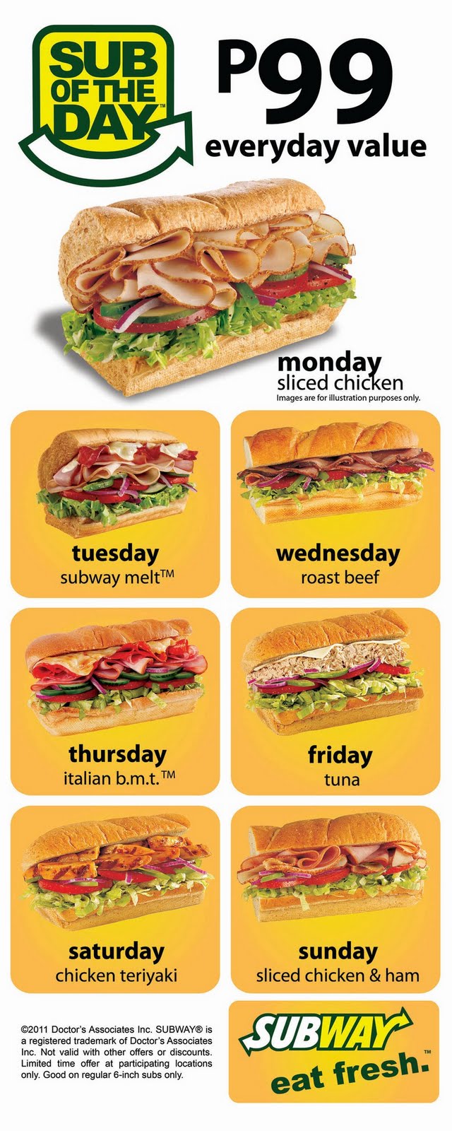 Sweet Says... 3 REASONS TO LOVE SUBWAY