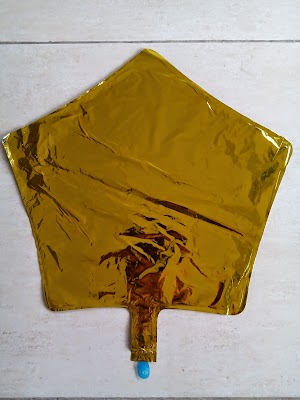 Balon Foil Bintang Metalik Gold