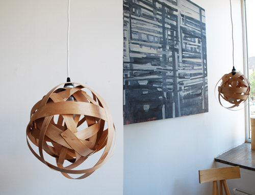 Diy With Bookhou Woven Lamp Poppytalk Strips Of Wood Veneer You Can Also Get 3 4 In At The Hardware That Is For Ironing On Edge Shelves Use