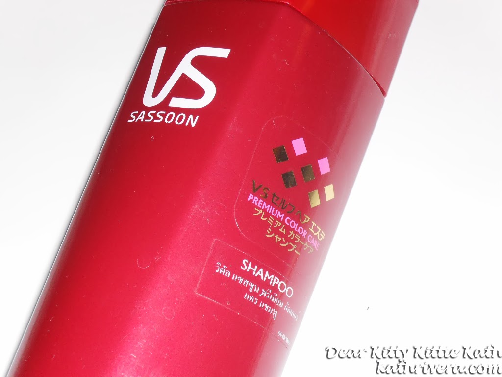 Product Review: Vidal Sassoon Premium Color Care Shampoo | Dear Kitty  Kittie Kath- Top Lifestyle, Beauty, Mommy, Health and Fitness Blogger  Philippines
