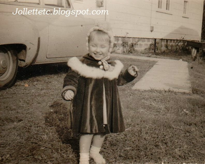 Wendy Slade at Davis house Portsmouth, VA 1952 or 1953
