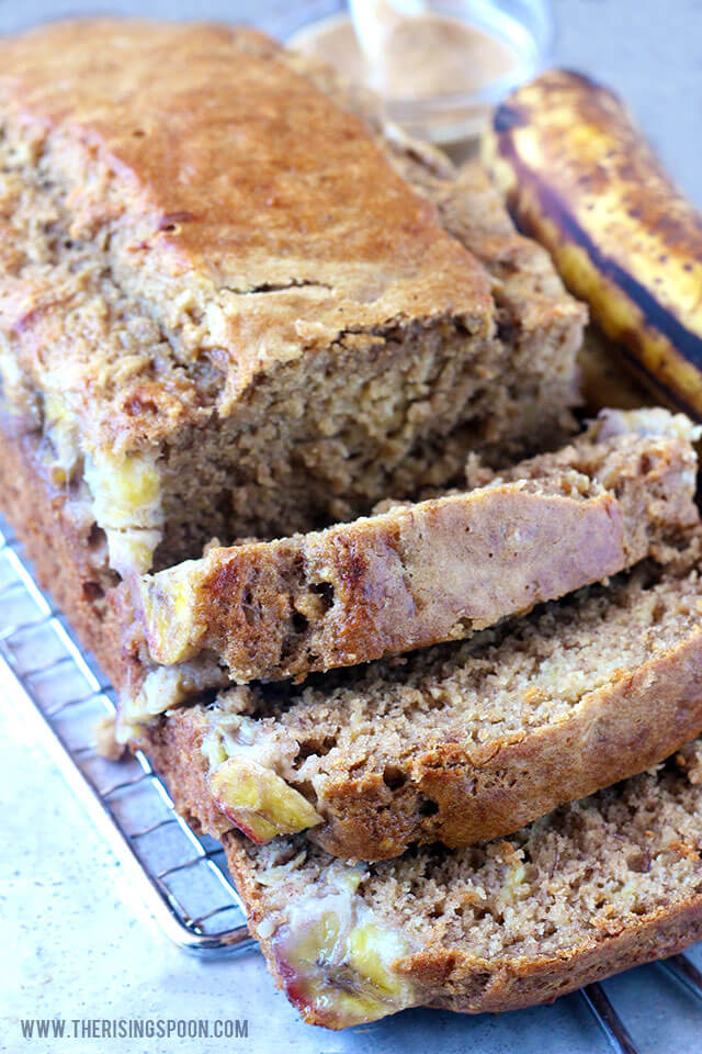 Healthy Banana Bread | The Rising Spoon