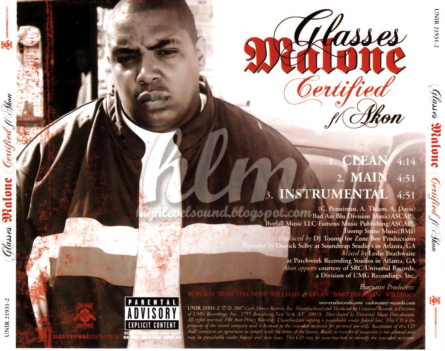 highest level of music Glasses Malone Feat. Akon Certified(Promo