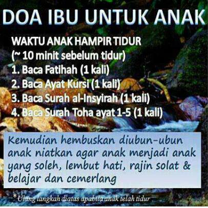 peceq™: 518. Doa ibu untuk anaknya.