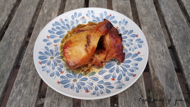 Pollo a la miel de romero (tradicional o Crock-Pot) - #conlamielenloslabiosTS
