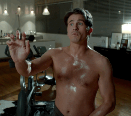 my new plaid pants: Good Morning, Jason Ritter