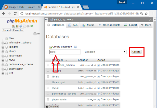 TechIT: How to create a database using PHP for Library Management System.