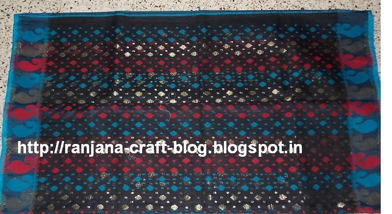 Saree blouse design- Kamalkari embroidery - Ranjana's Craft Blog