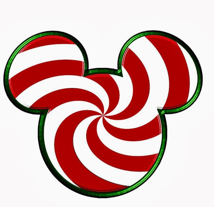 Mickey and Minnie Heads Dressed for Christmas. - Oh My ... (903 x 870 Pixel)