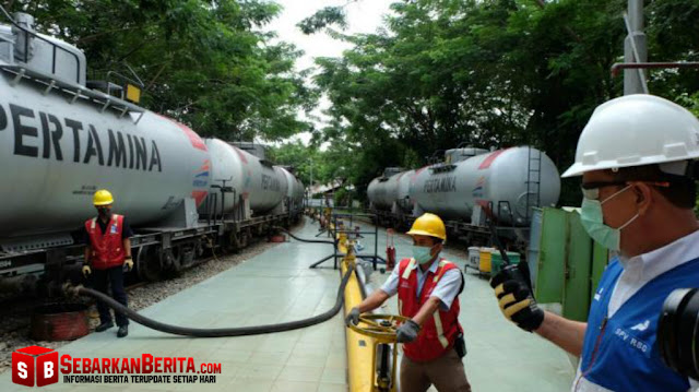Unik, Terminal BBM Di Kota PematangsiantarTerima Pasokan dari Kereta Api.