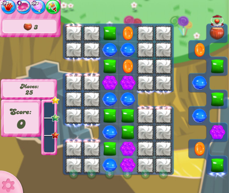 Candy Crush Saga level 2855 Candy Crush Saga level 2855