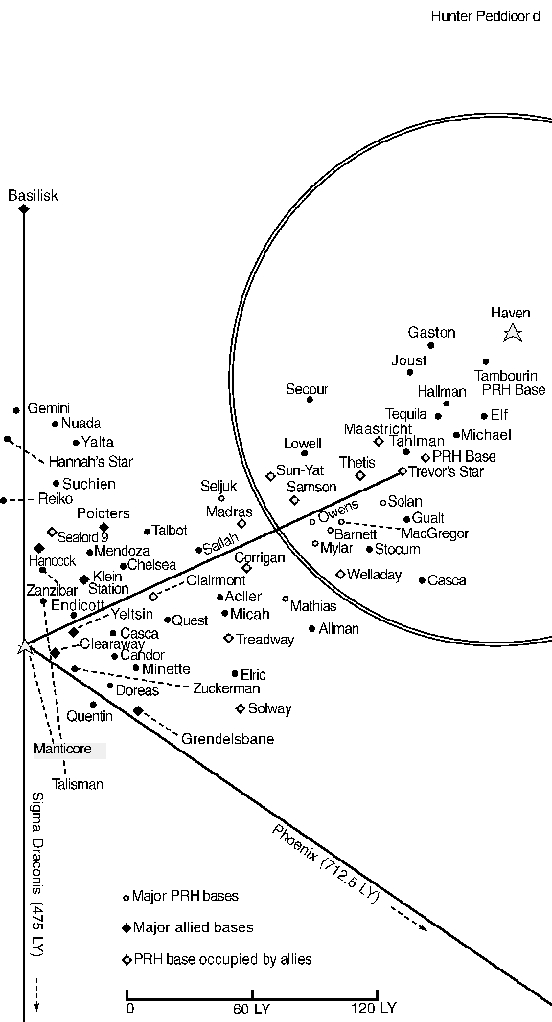 Map of Basilisk Station