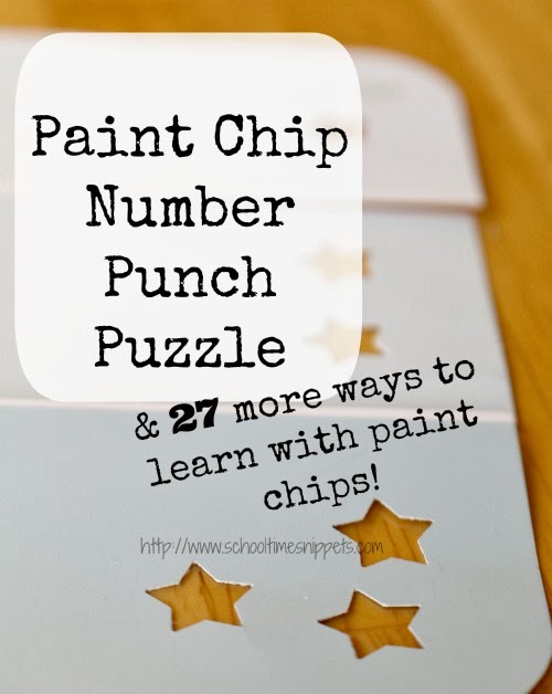 28 Ways to Learn with Paint Chips School Time Snippets