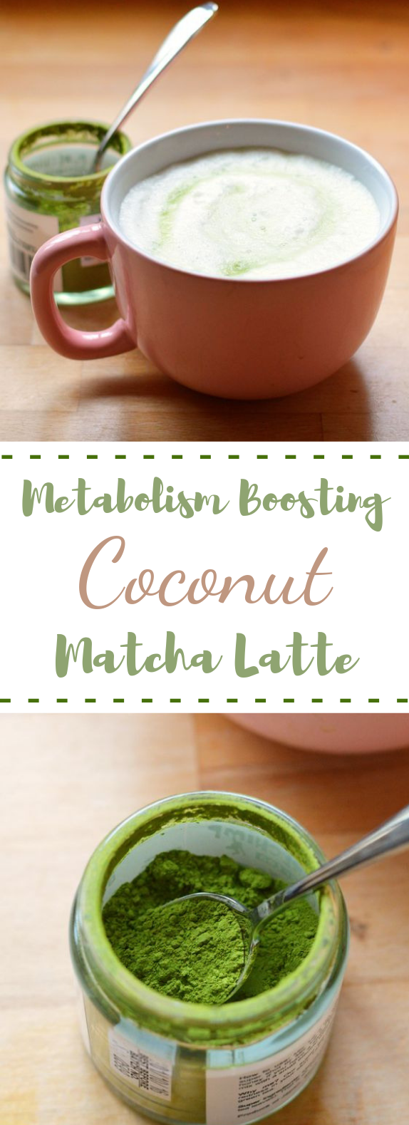 Coconut Matcha Latte #healthydrink #latte