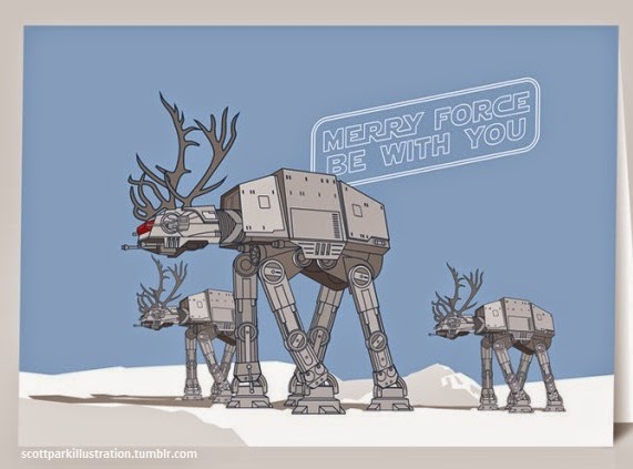 CINEBLOGYWOOD: Star Wars : géniales cartes de voeux CINEBLOGYWOOD: Star Wars : géniales cartes de voeux