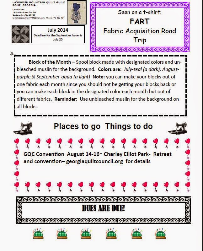 Lavender Mountain Quilt Guild