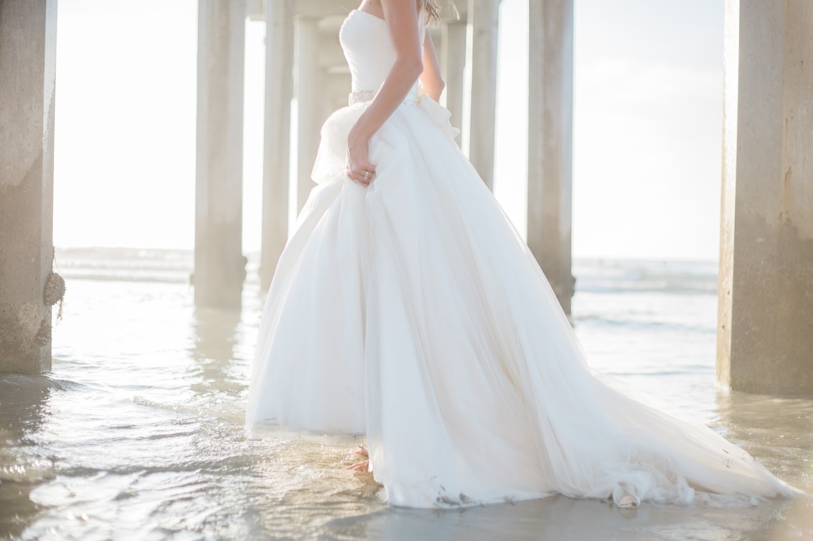 Shades of Gray Trash the Dress La Jolla Pier