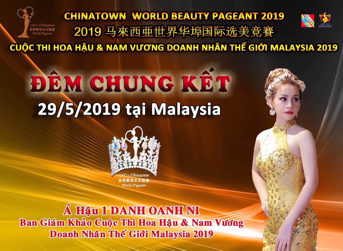IMG 20190508 092942 Hoa hậu   Nam vương Doanh nhân Thế giới Malaysia 2019 công bố Ban giám khảo quyền lực